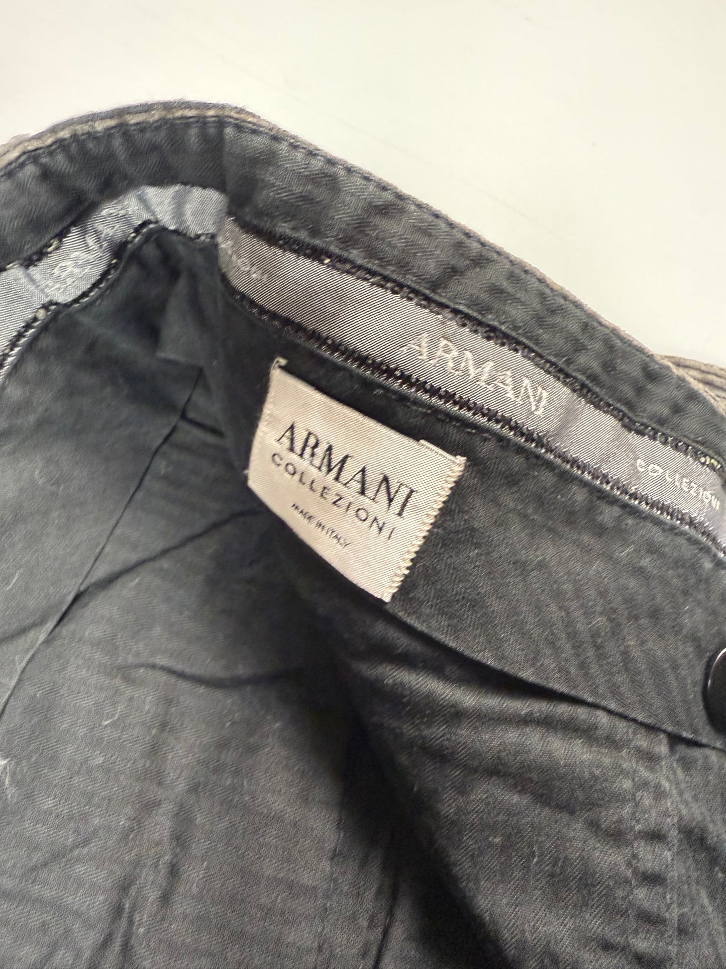 Armani baggy corduroy pants (W32)