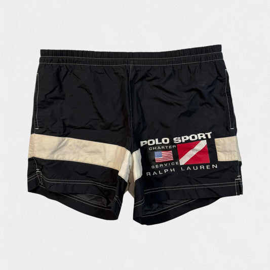 Vintage 90s Ralph Lauren polo sport swim shorts (M)