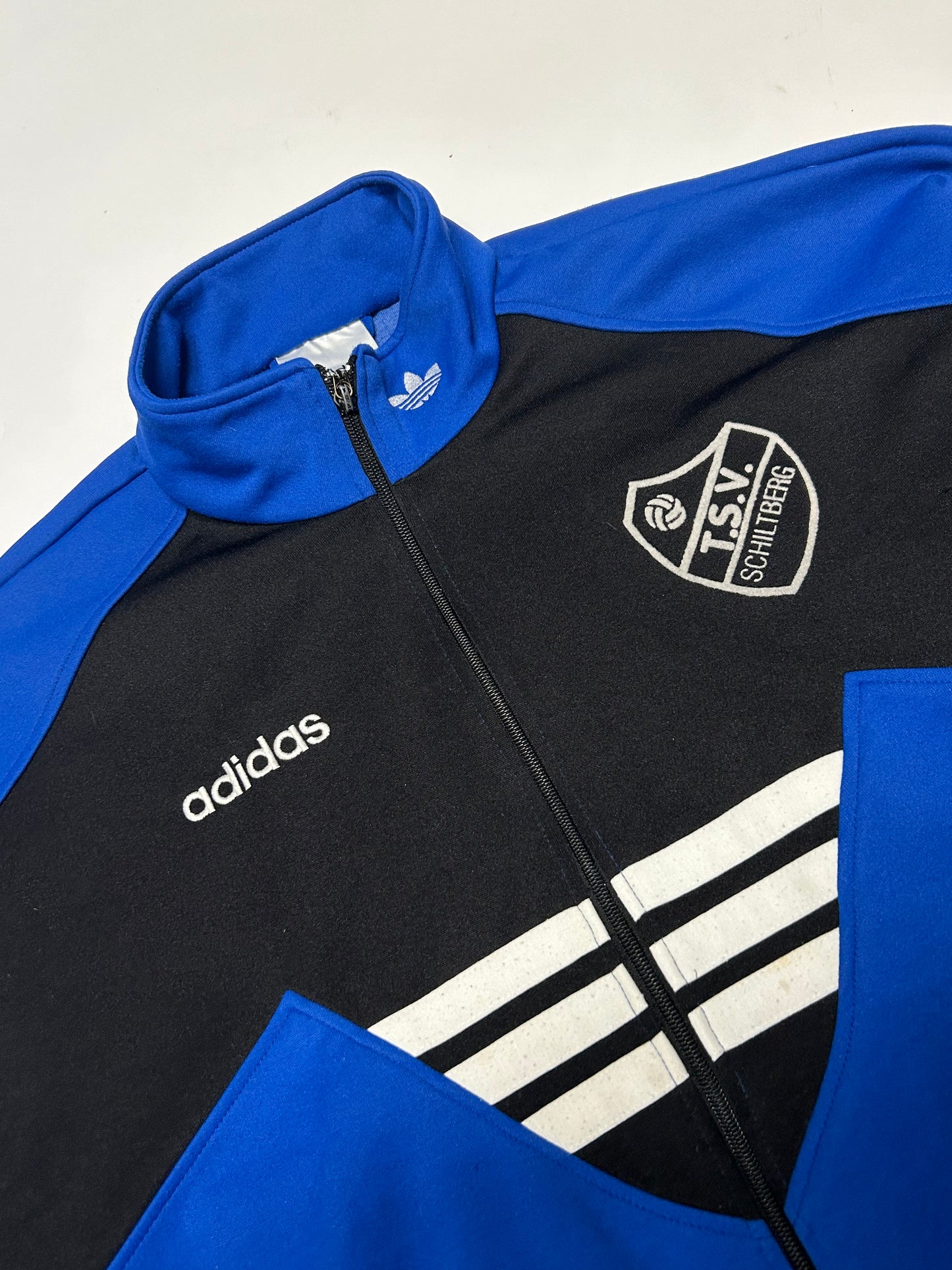 Vintage 90s Adidas German football track jacket (L)