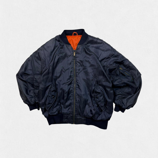 Vintage MA-1 flight bomber jacket (M)