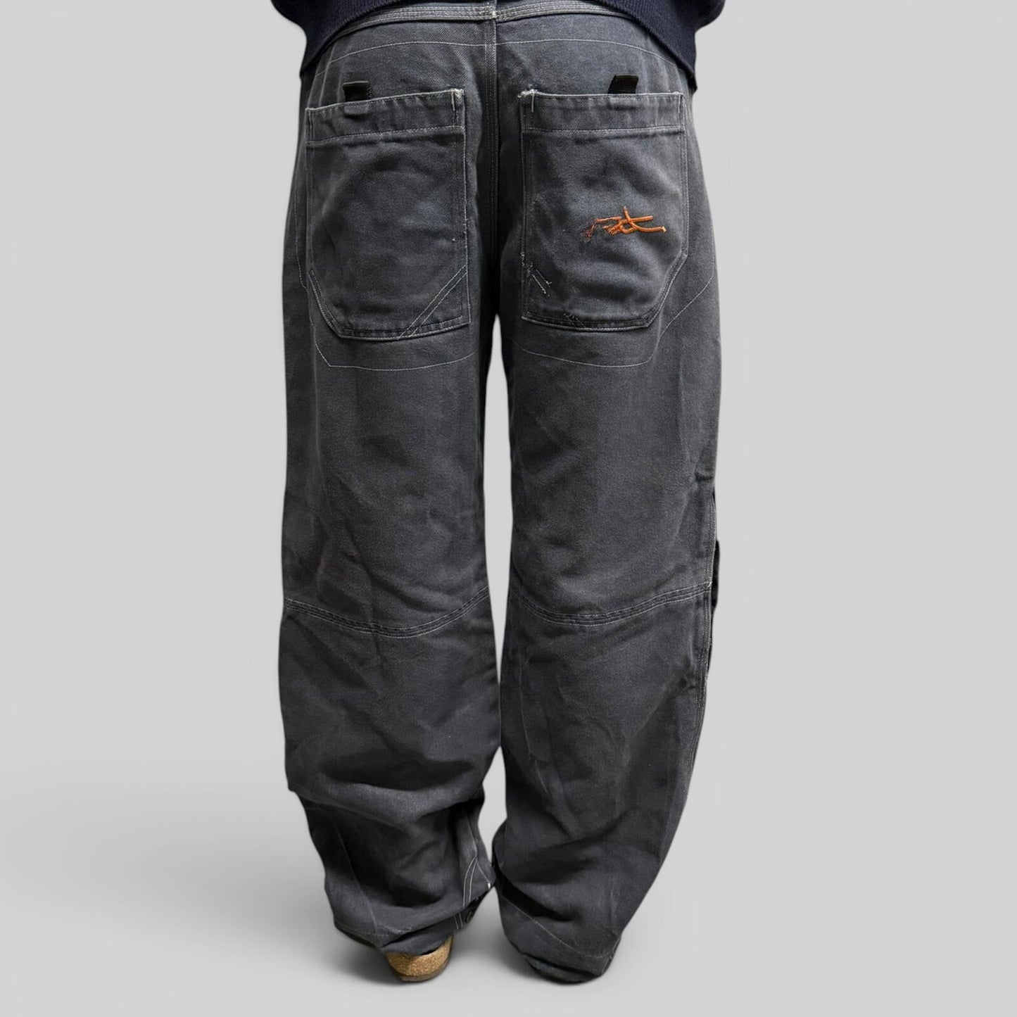 Vintage Y2K baggy double knee pants (W34)