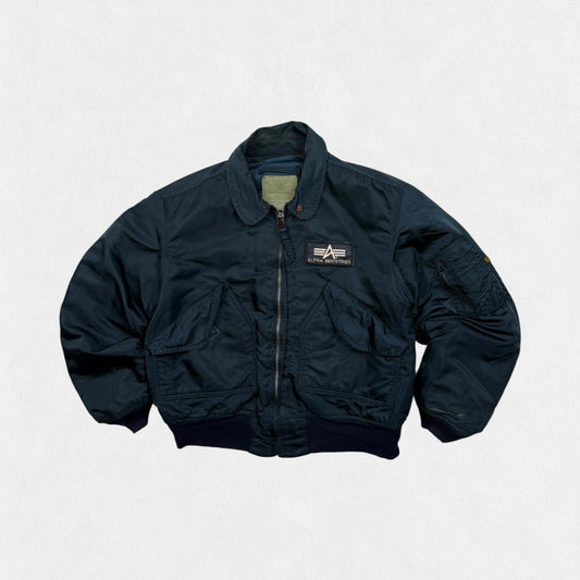 Vintage Alpha Industries CWU bomber jacket (L)