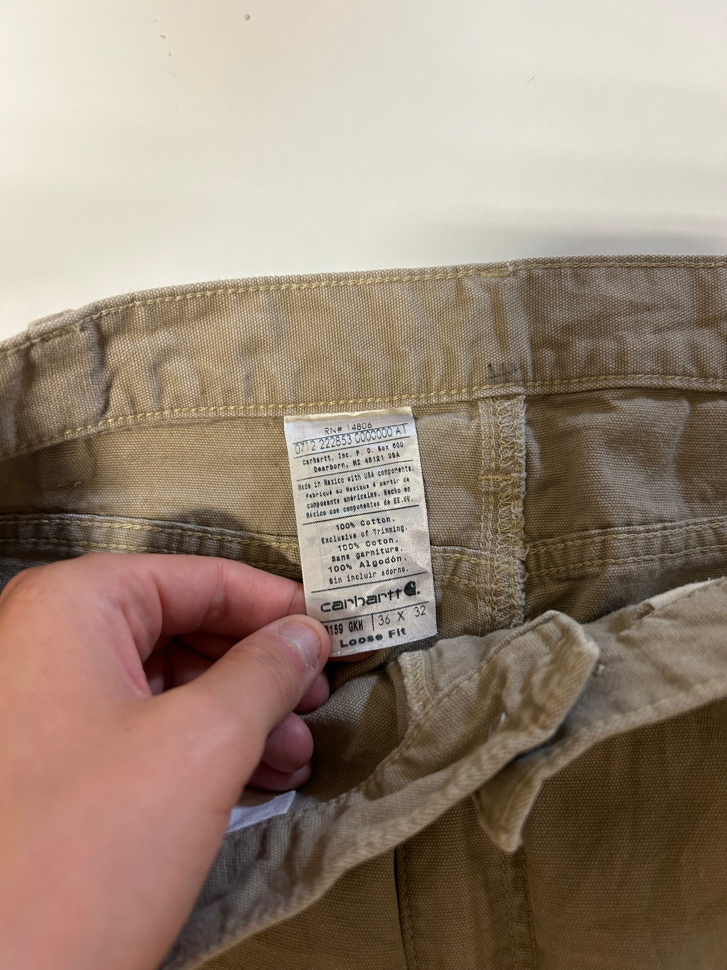 Carhartt carpenter pants (W36)