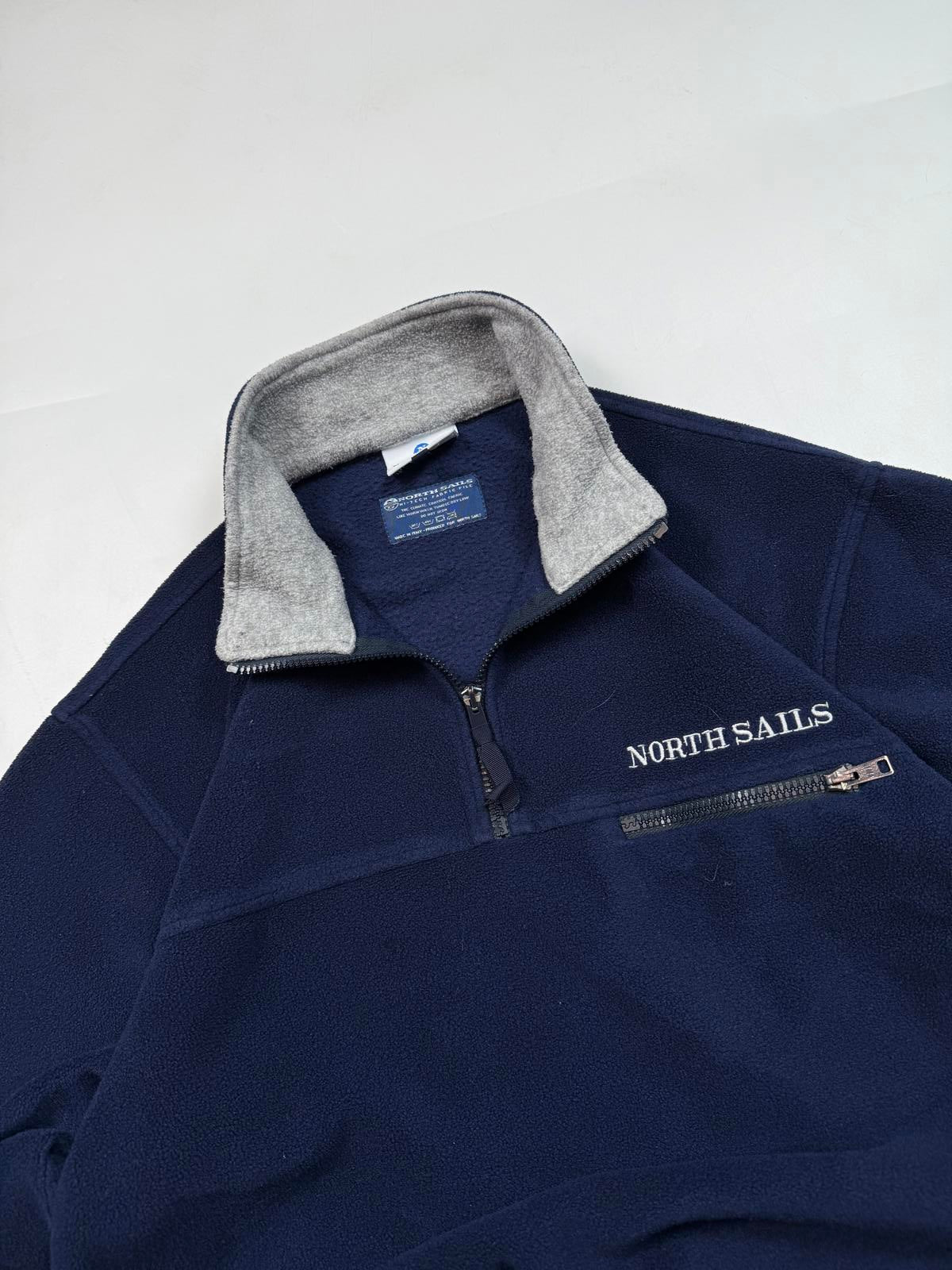 Vintage North Sails quarter zip fleece (M)