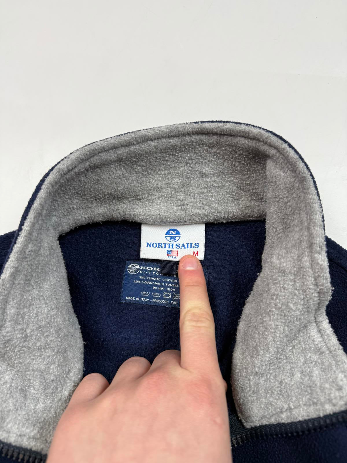 Vintage North Sails quarter zip fleece (M)