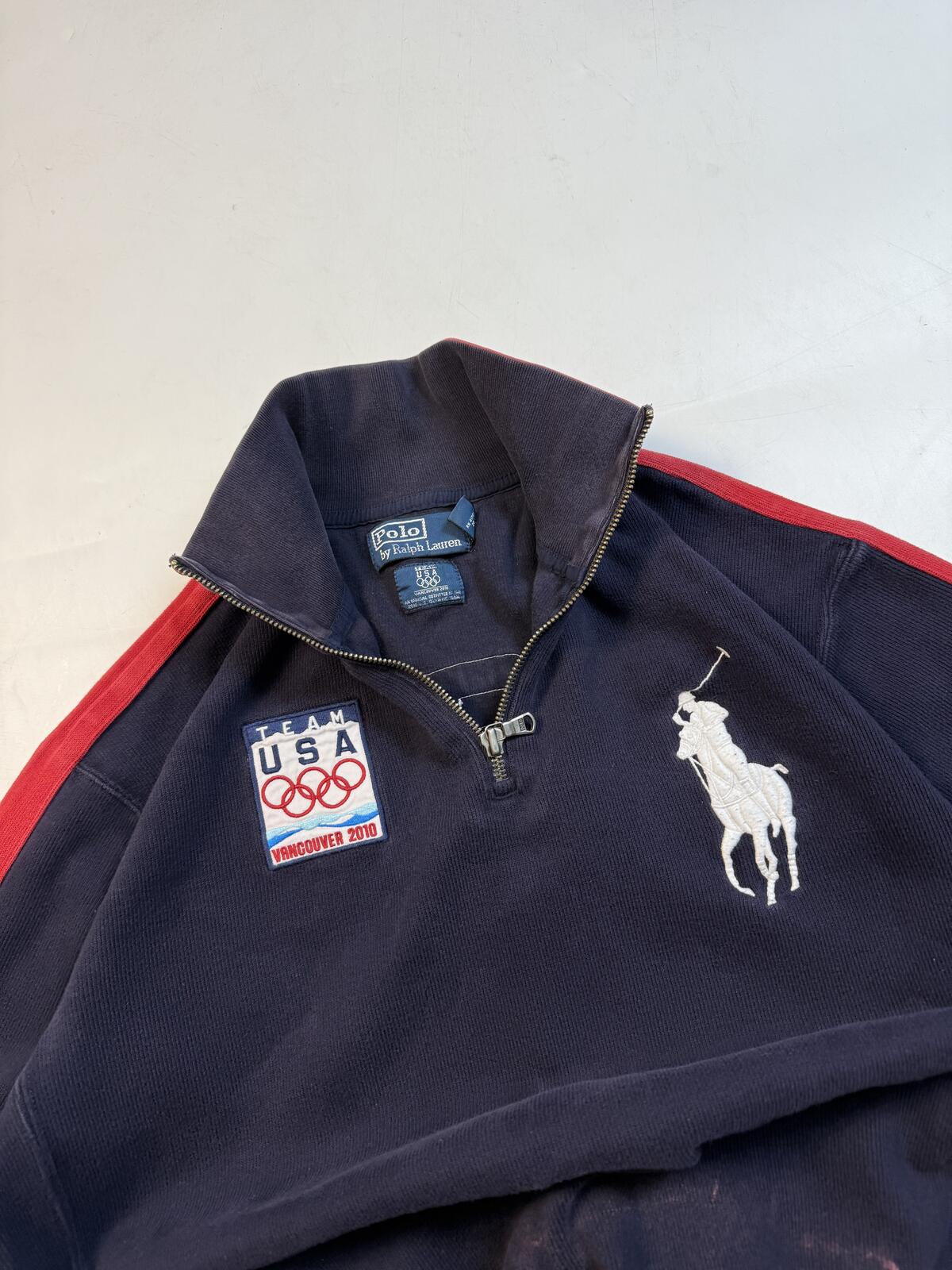Polo Ralph Lauren Team USA winter olympics quarter zip sweatshirt (M)