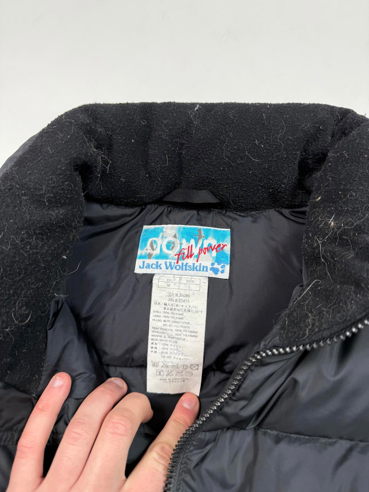 Jack Wolfskin down puffer jacket (M)