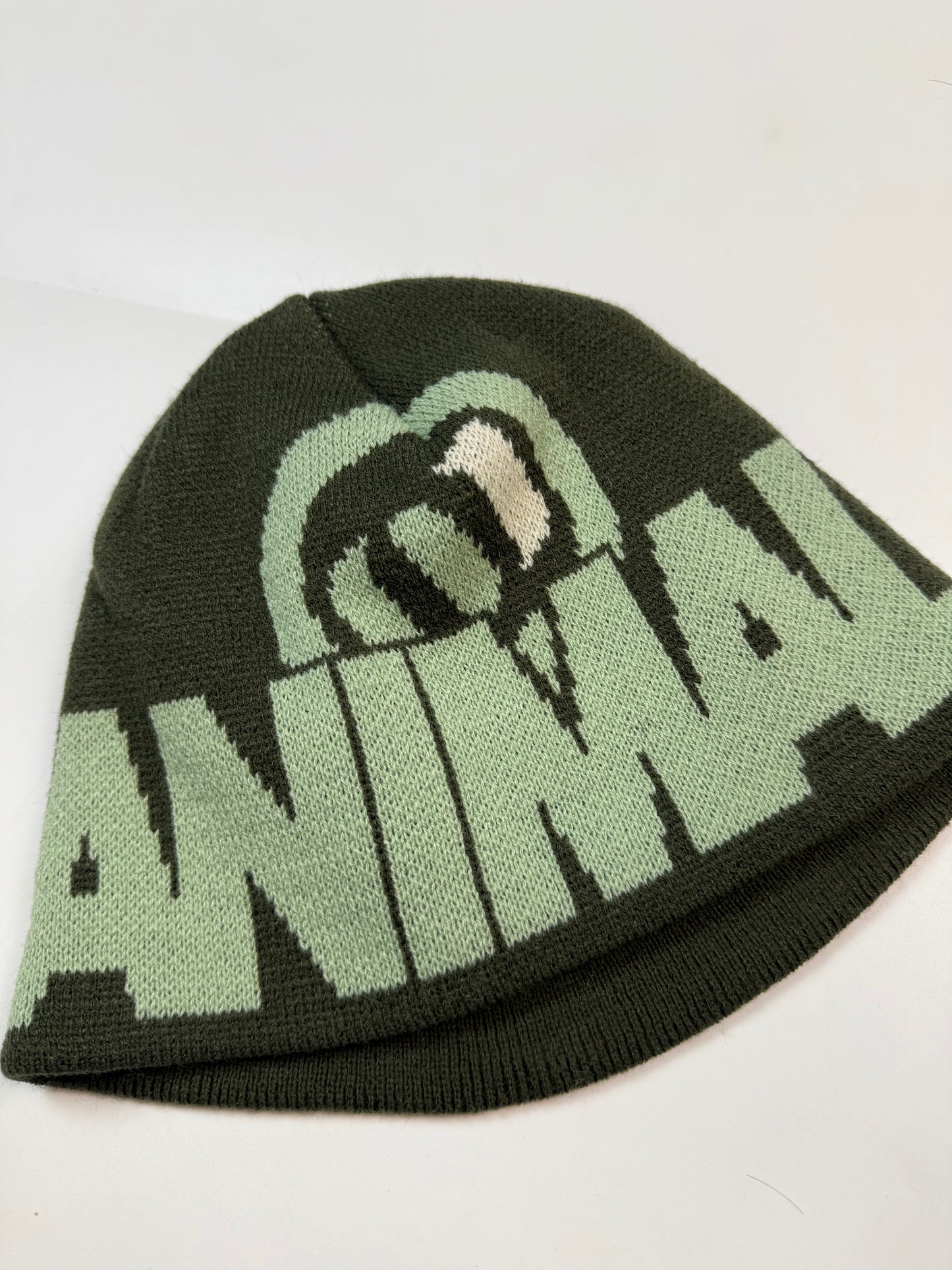 Vintage Y2K Animal script logo beanie (OS)