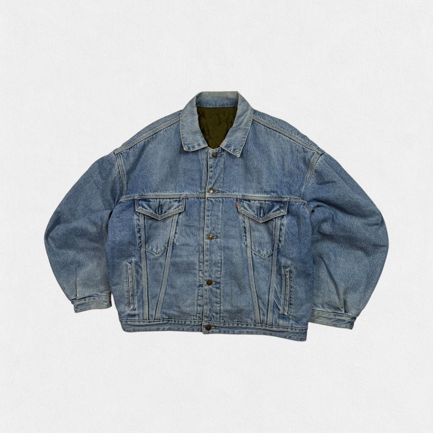 Vintage 90s Levi's reversible denim jacket (XL)