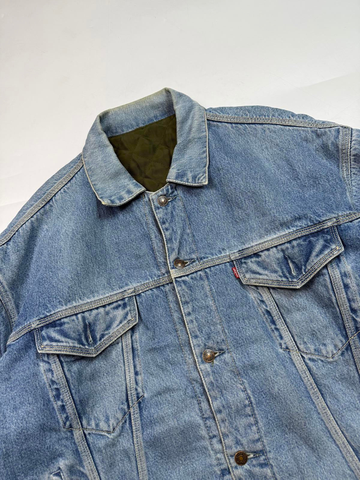 Vintage 90s Levi's reversible denim jacket (XL)