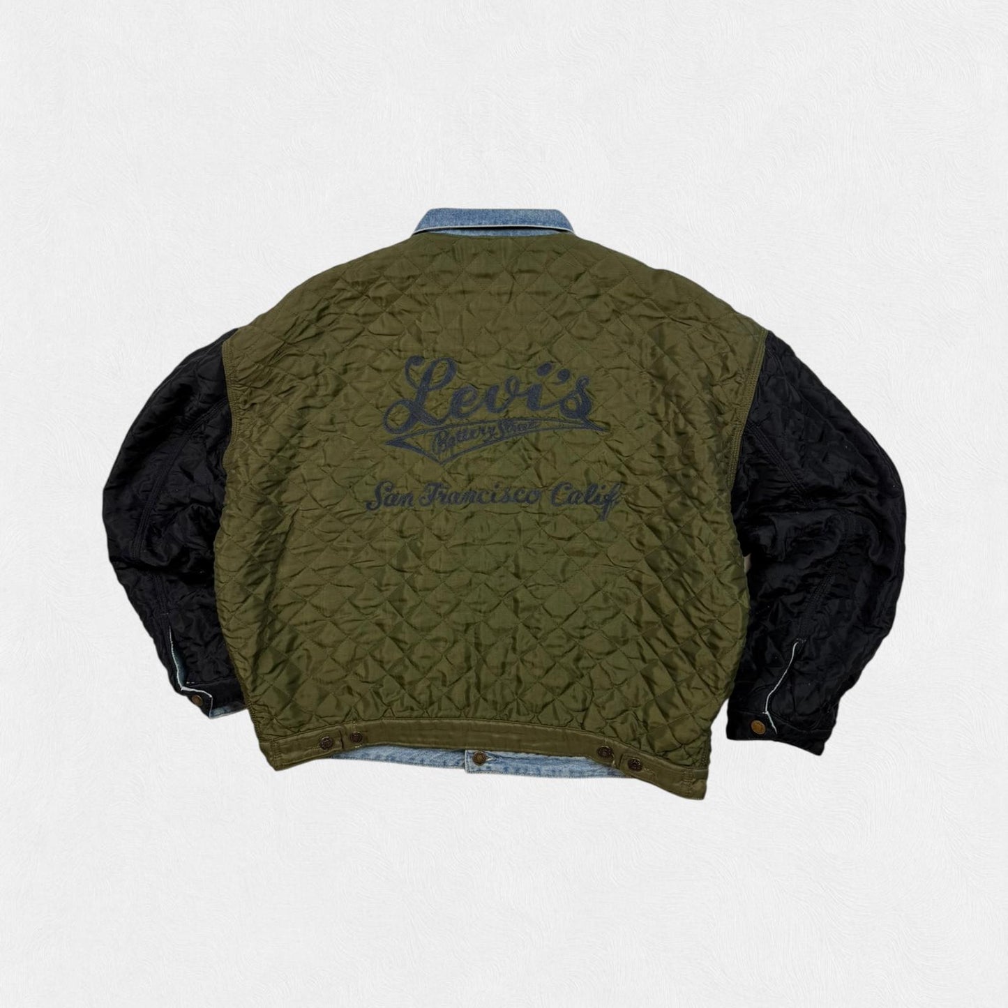 Vintage 90s Levi's reversible denim jacket (XL)