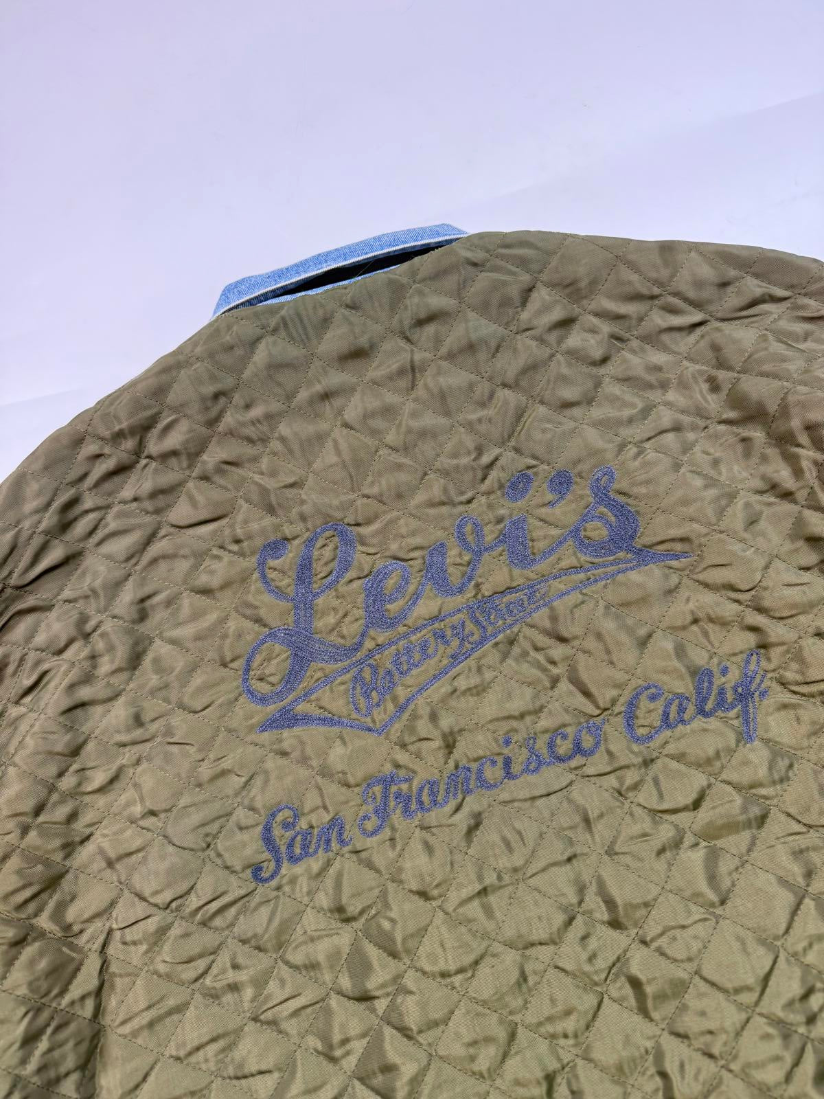 Vintage 90s Levi's reversible denim jacket (XL)