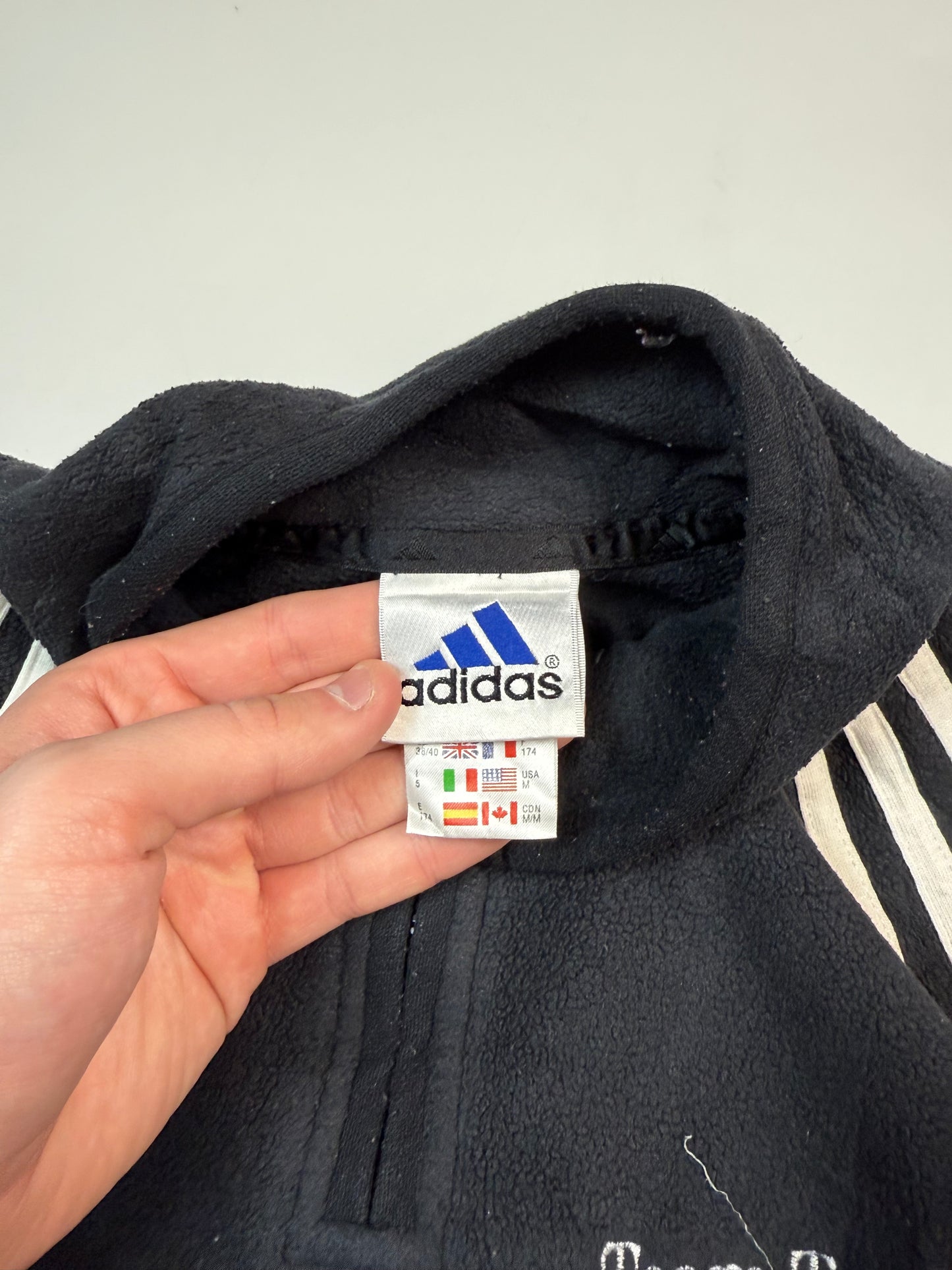 Vintage Adidas quarter zip fleece (M)