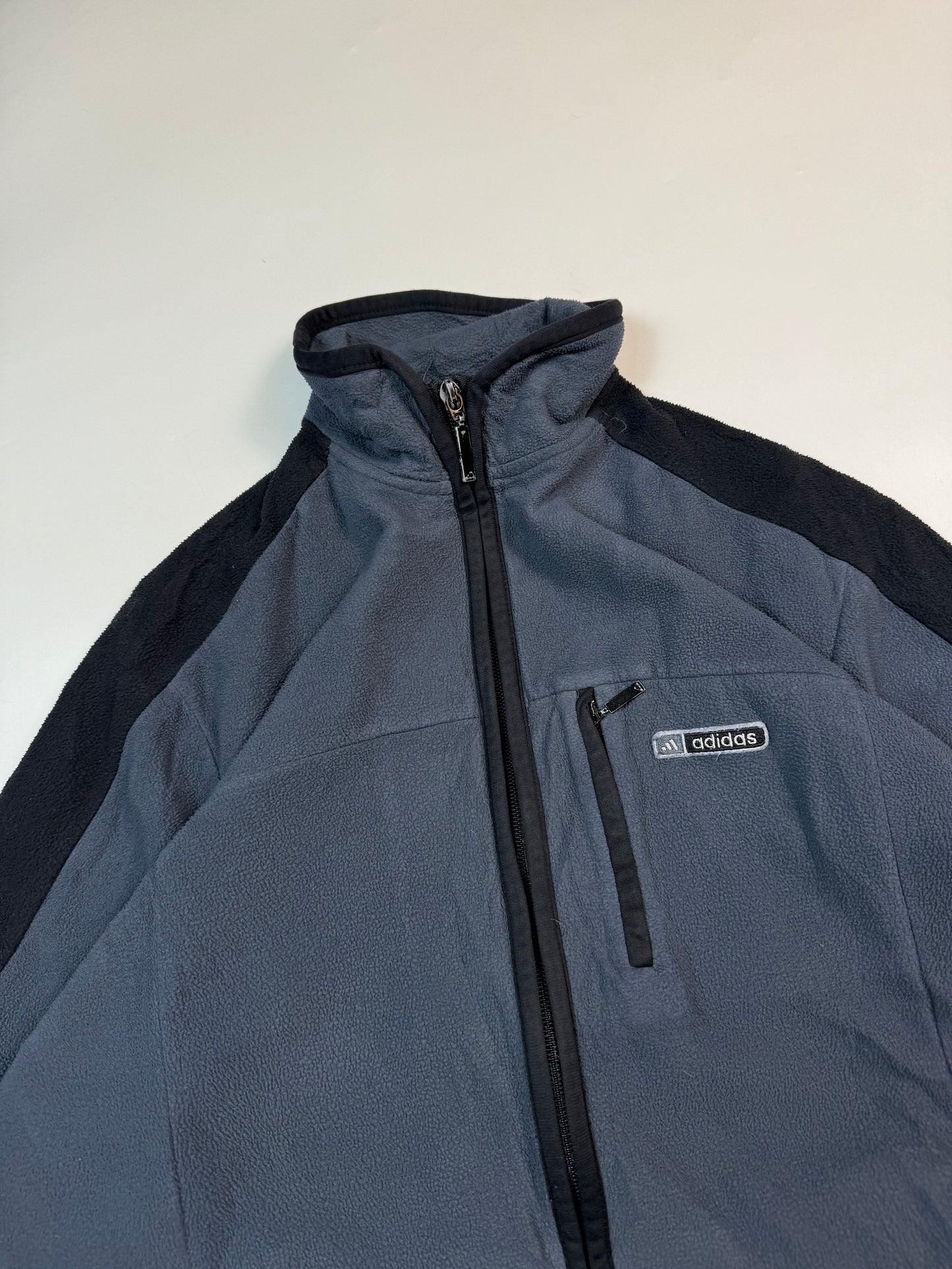 Vintage Adidas full zip up fleece (S)