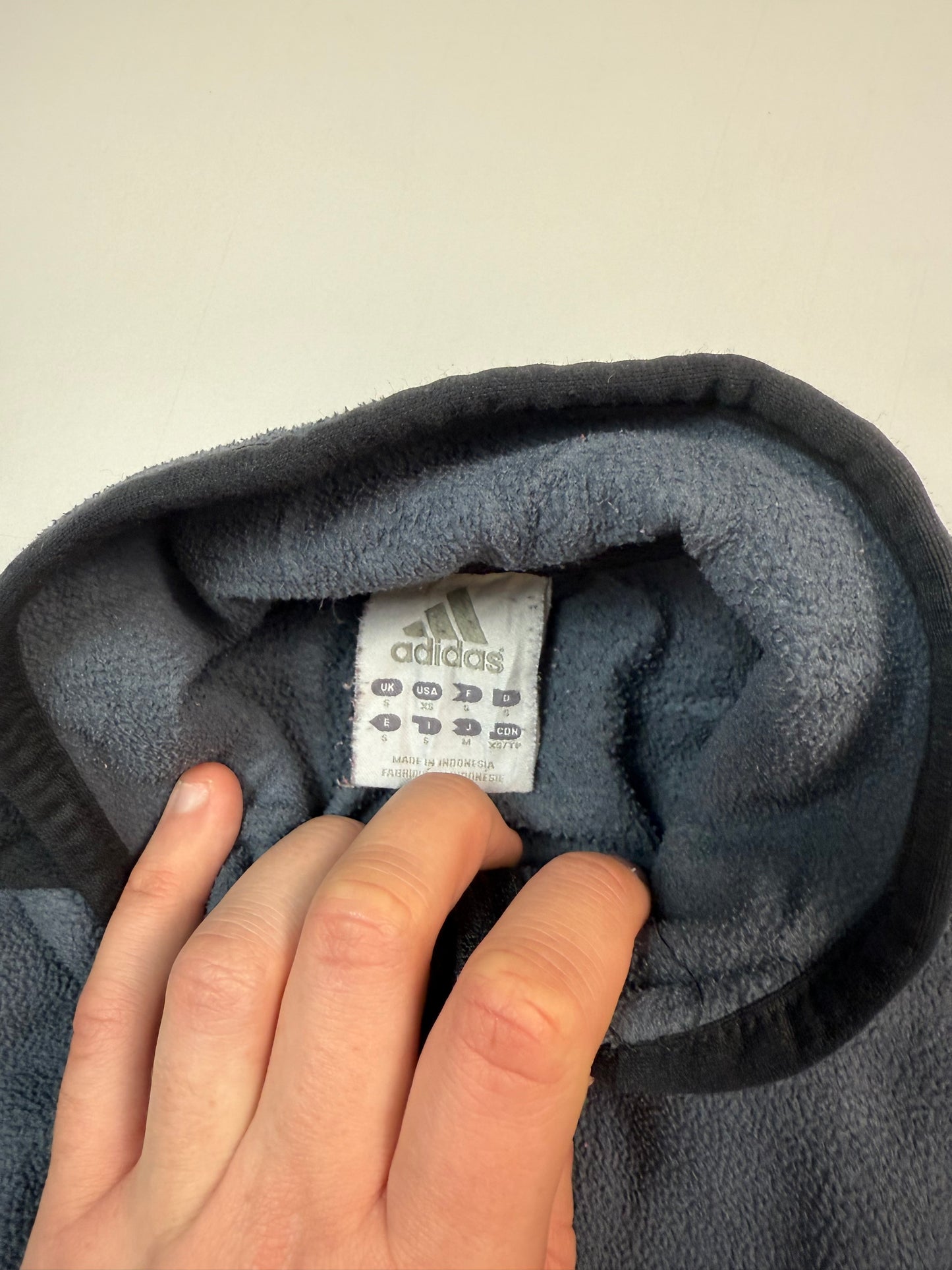 Vintage Adidas full zip up fleece (S)