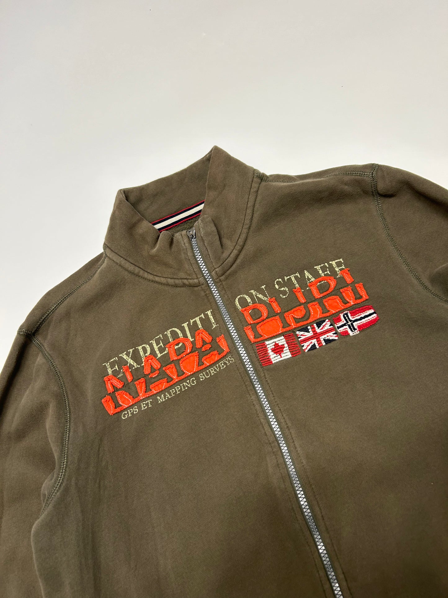 Vintage Napapijri full zip sweatshirt (XL)