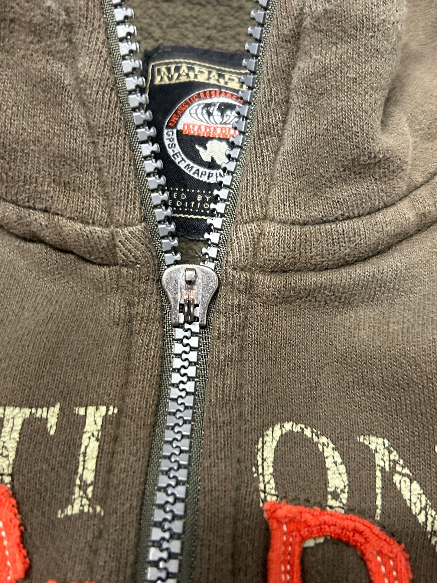 Vintage Napapijri full zip sweatshirt (XL)