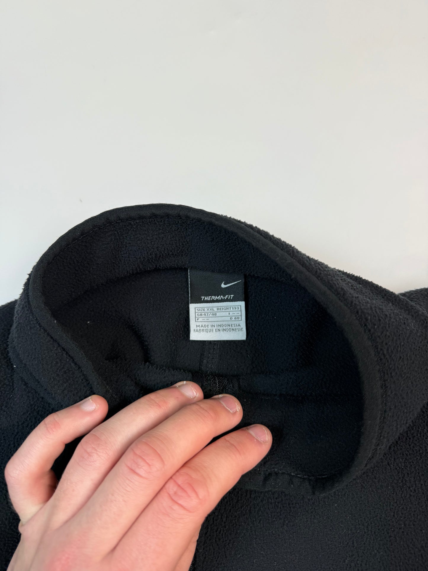 Vintage Nike mini swoosh quarter zip fleece (XXL)