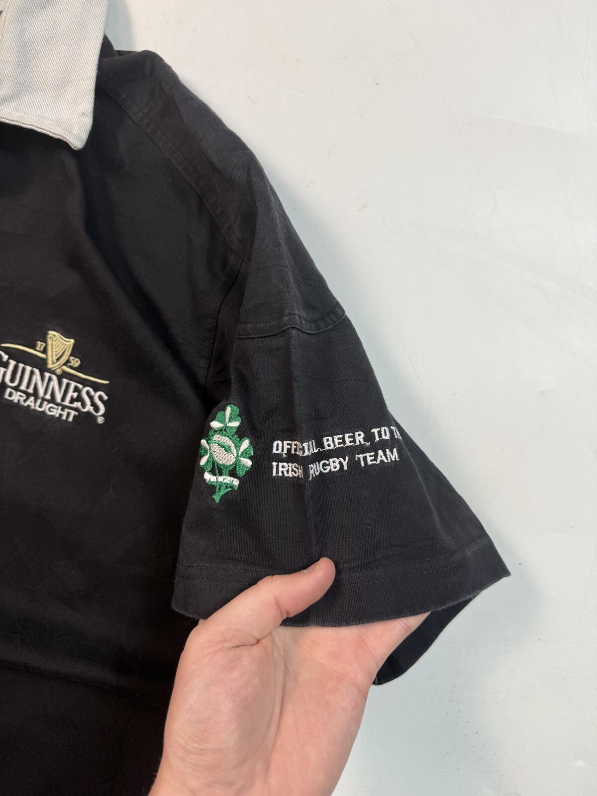 Vintage Ireland 2006 Guinness rugby union polo shirt (L)