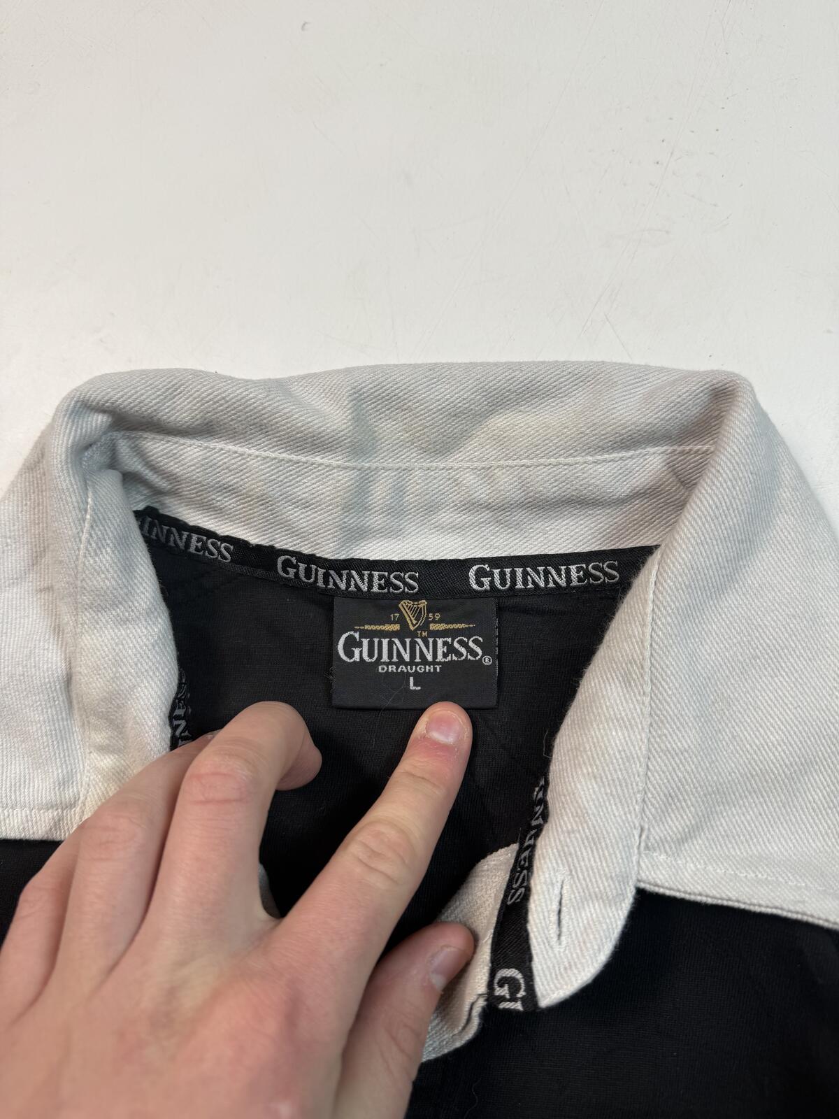 Vintage Ireland 2006 Guinness rugby union polo shirt (L)