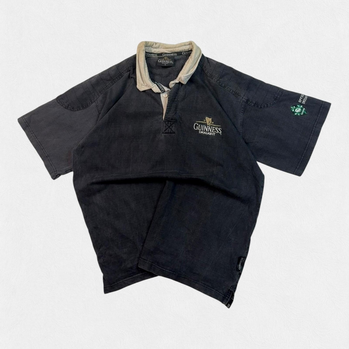 Vintage Ireland 2006 Guinness rugby polo shirt (L)