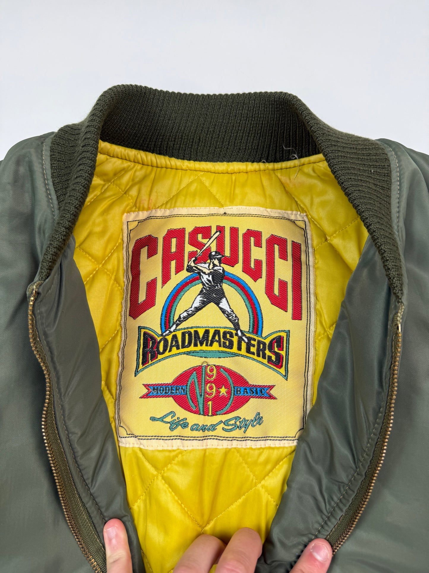 Vintage Casucci MA-1 bomber jacket (M)
