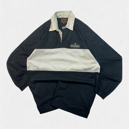 Vintage Guinness rugby polo shirt (XL)