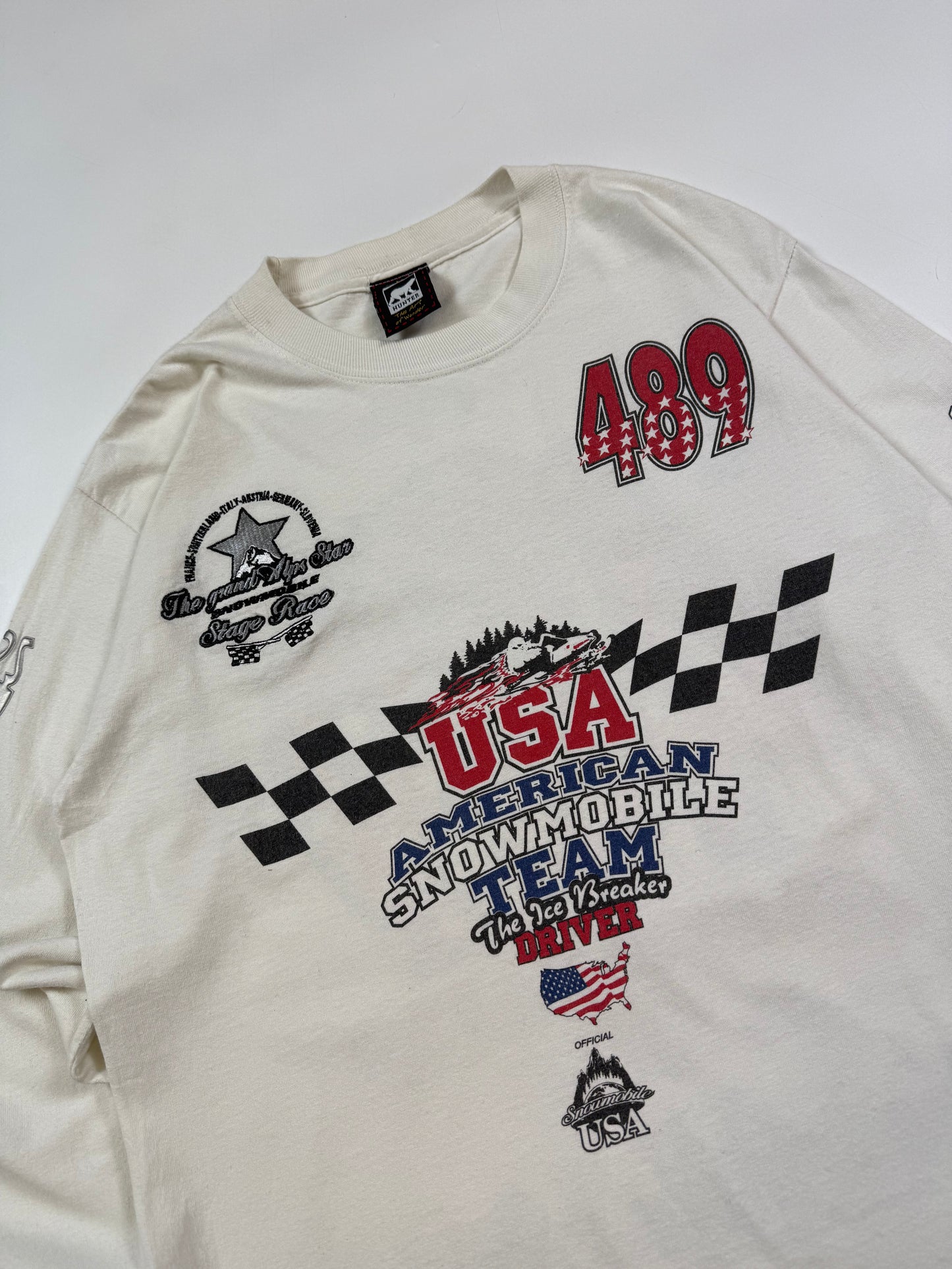 Vintage Racing graphic l/s tee (M)