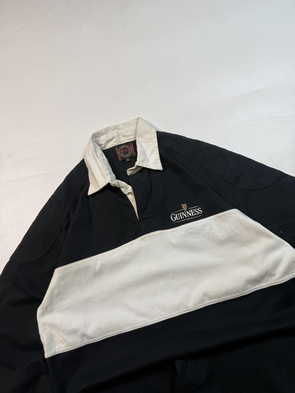 Vintage Guinness rugby polo shirt (XL)