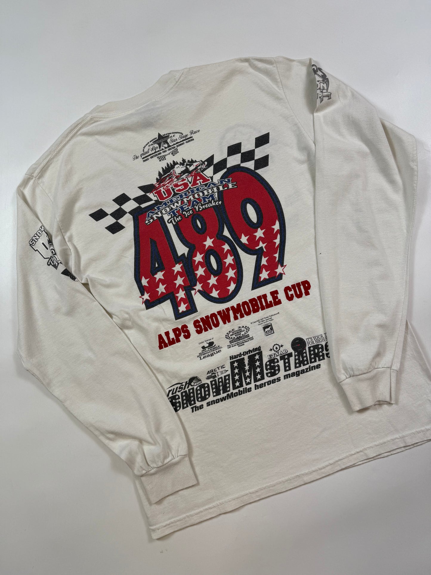 Vintage Racing graphic l/s tee (M)