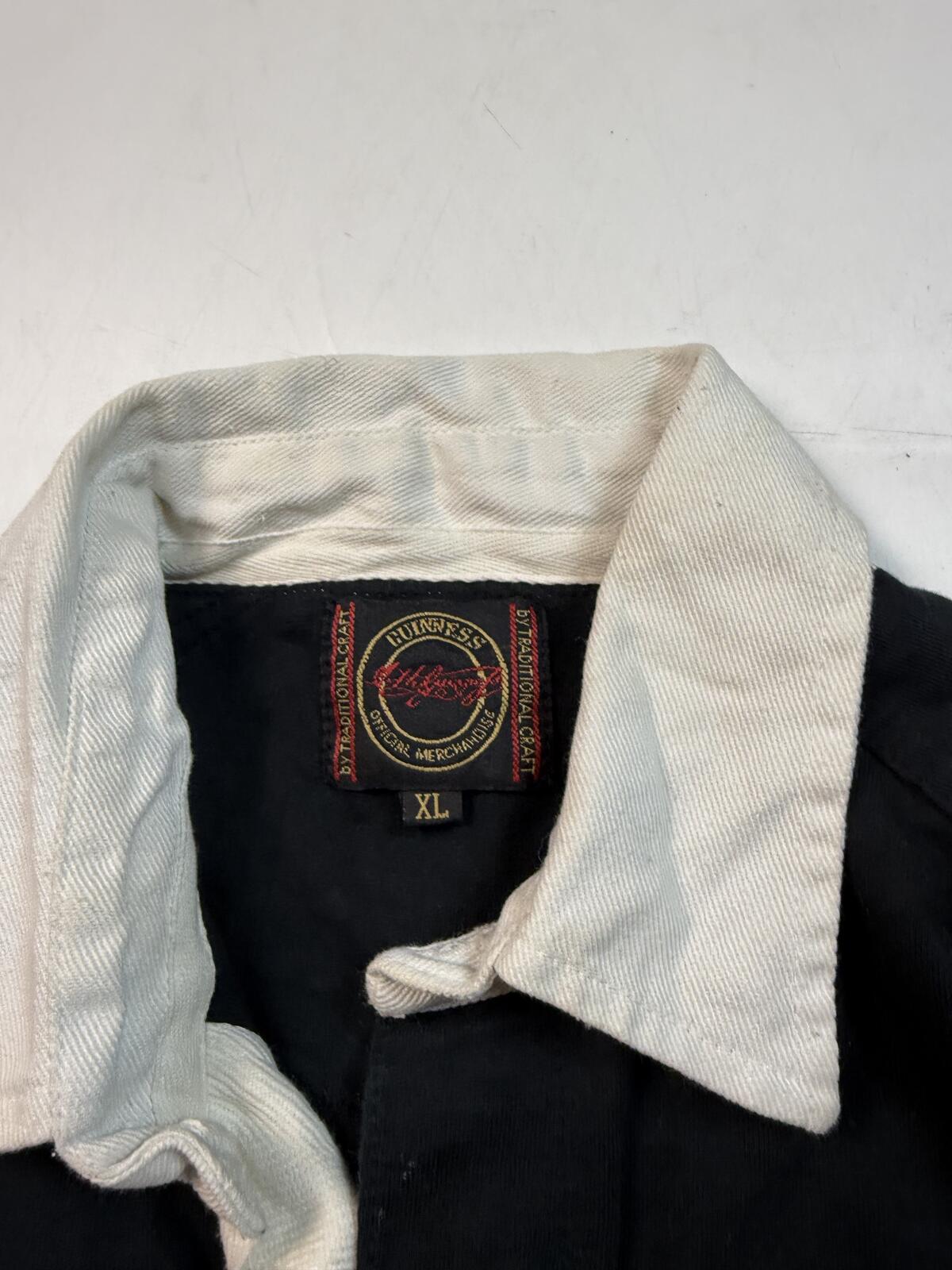 Vintage Guinness rugby polo shirt (XL)
