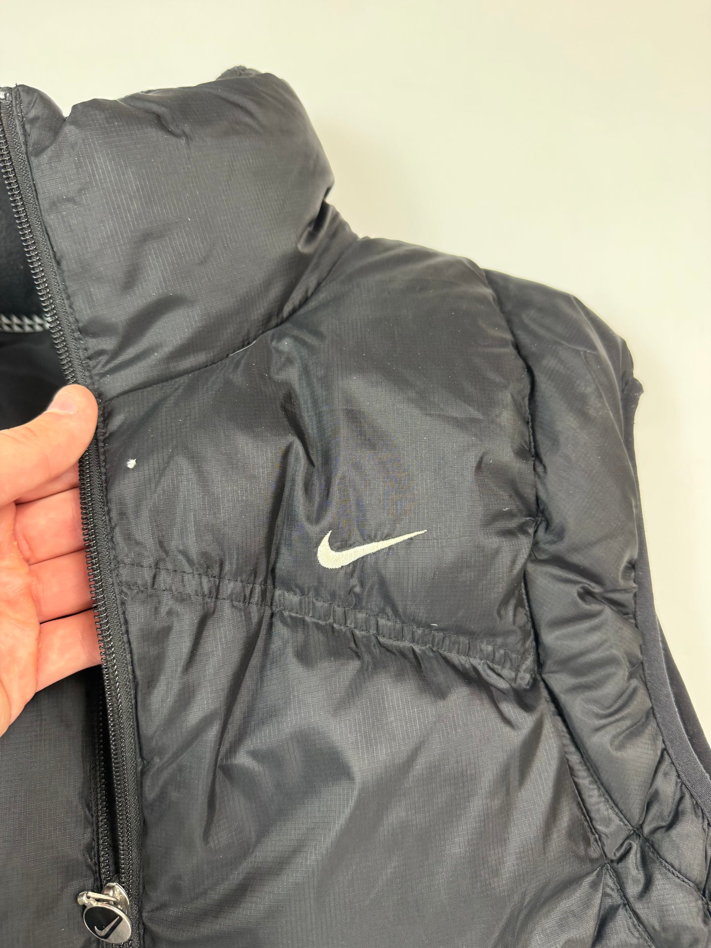Vintage Nike gilet puffer jacket (L)