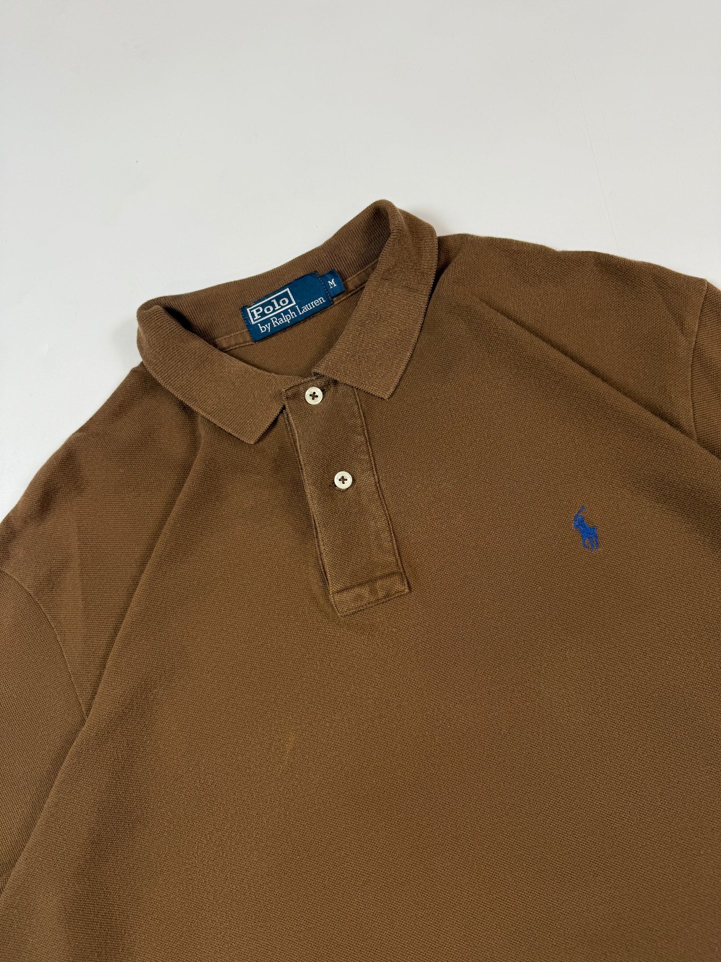 Vintage Polo Ralph Lauren l/s polo shirt (M)