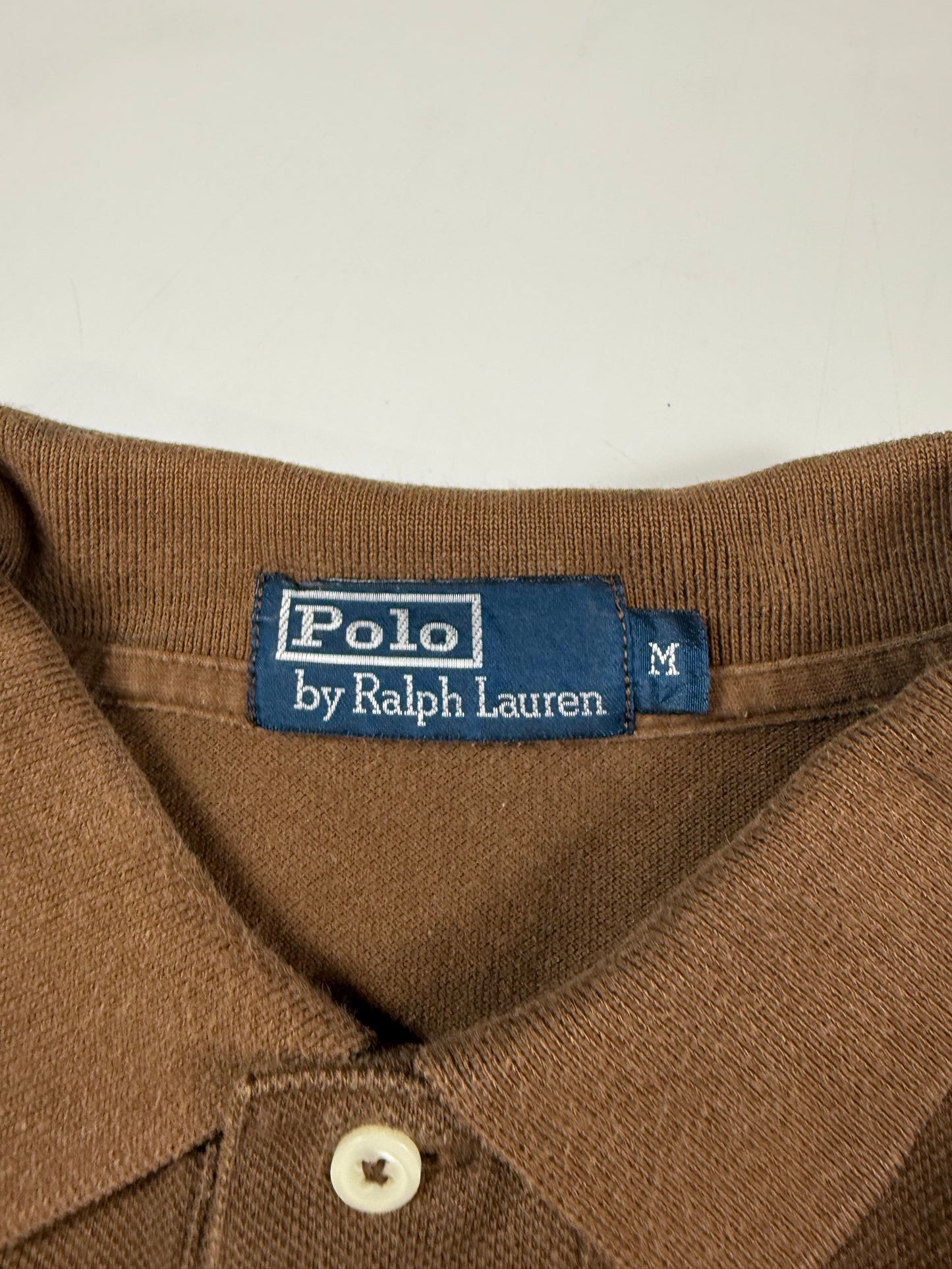 Vintage Polo Ralph Lauren l/s polo shirt (M)