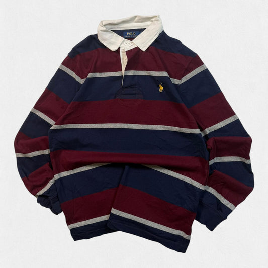 Polo Ralph Lauren striped rugby polo shirt (M)