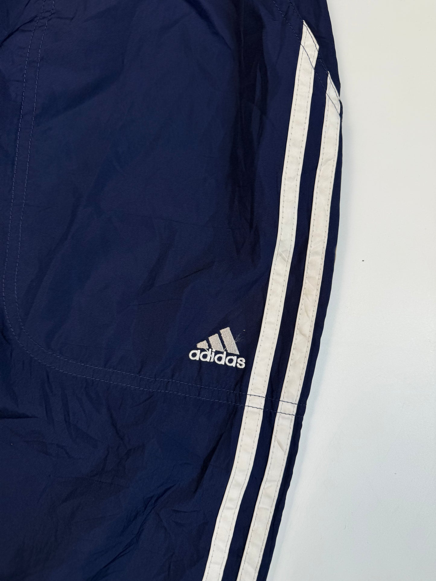 Vintage Adidas baggy side stripe track pants (M)