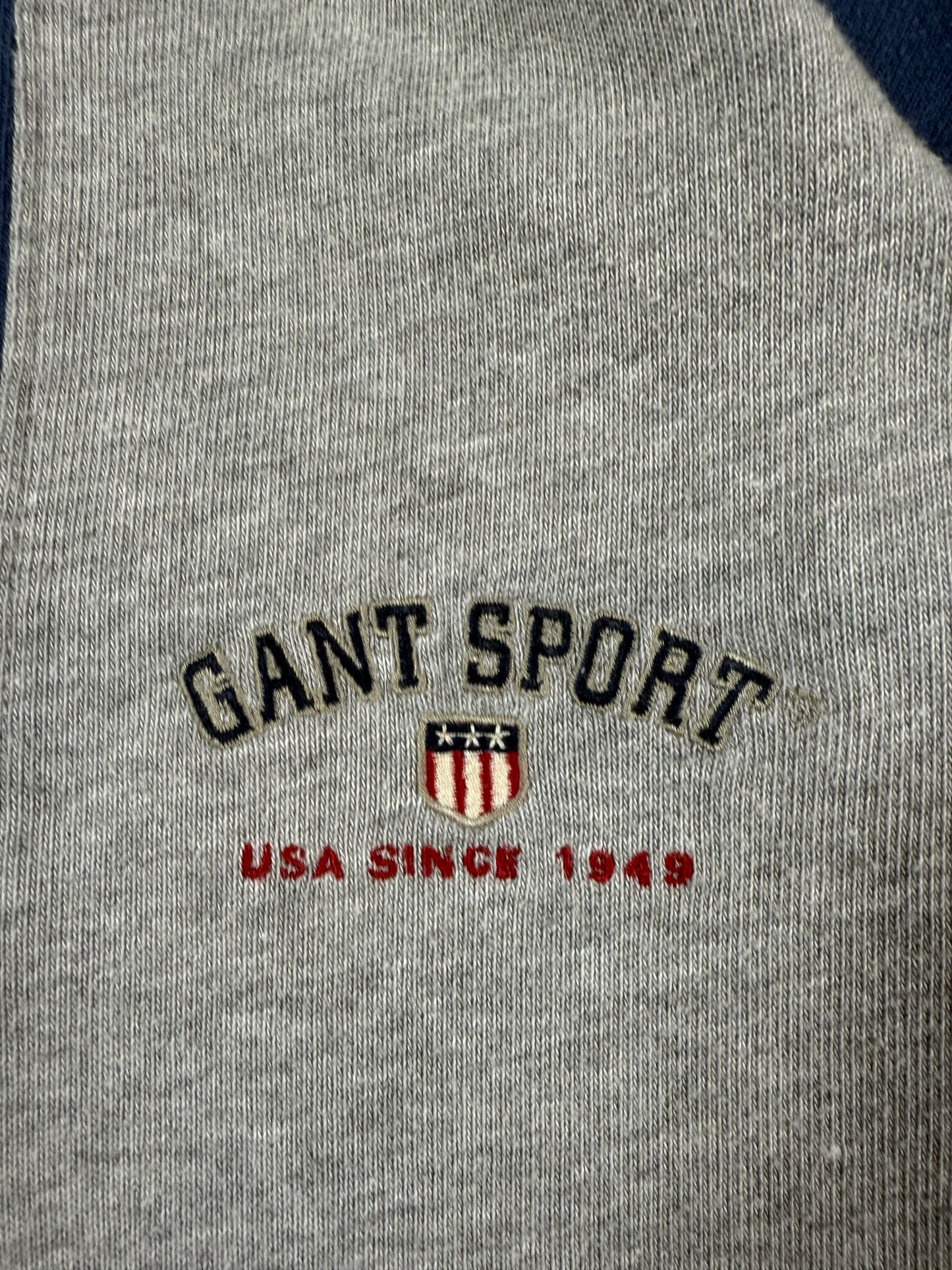 Vintage 90s Gant sport striped rugby polo (M)