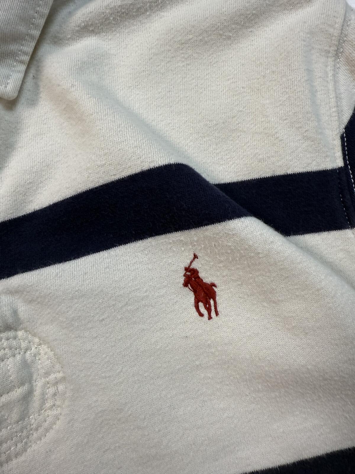 Vintage Polo Ralph Lauren striped rugby polo (L)