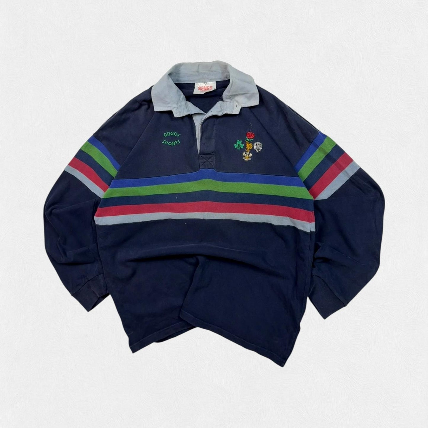Vintage 90s five nations rugby union shirt (L)