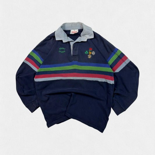 Vintage 90s five nations rugby union shirt (L)