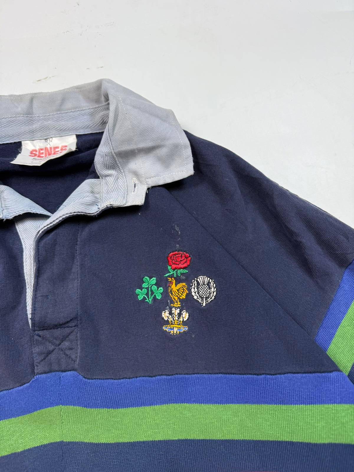 Vintage 90s five nations rugby union shirt (L)