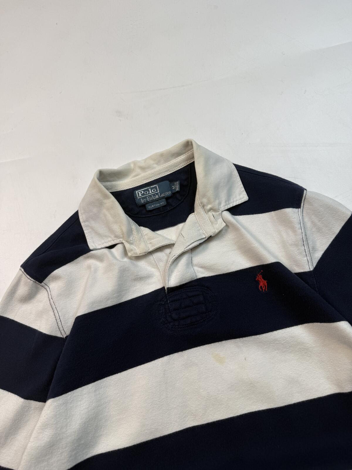 Vintage Polo Ralph Lauren striped rugby polo (M)
