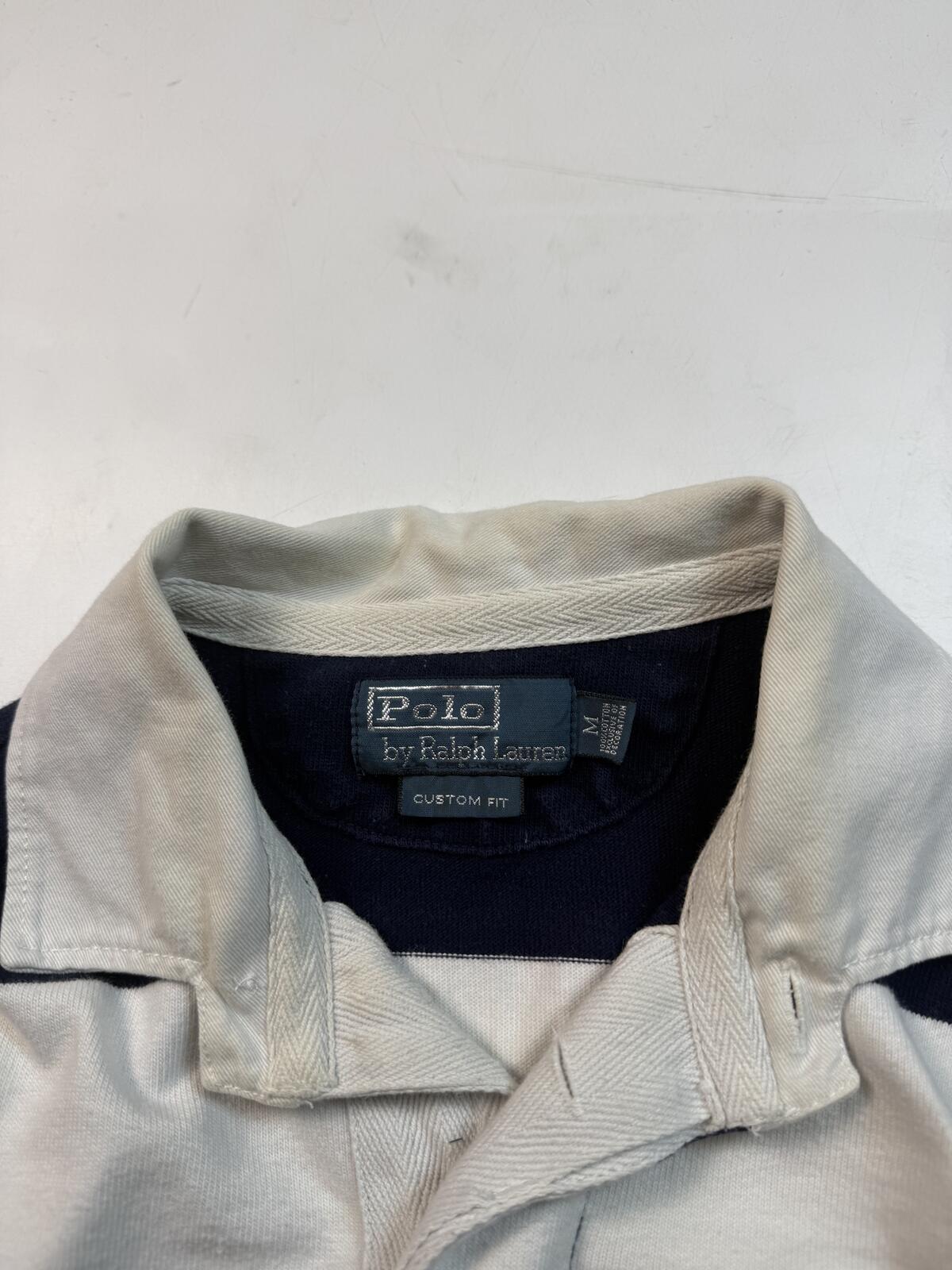 Vintage Polo Ralph Lauren striped rugby polo (M)
