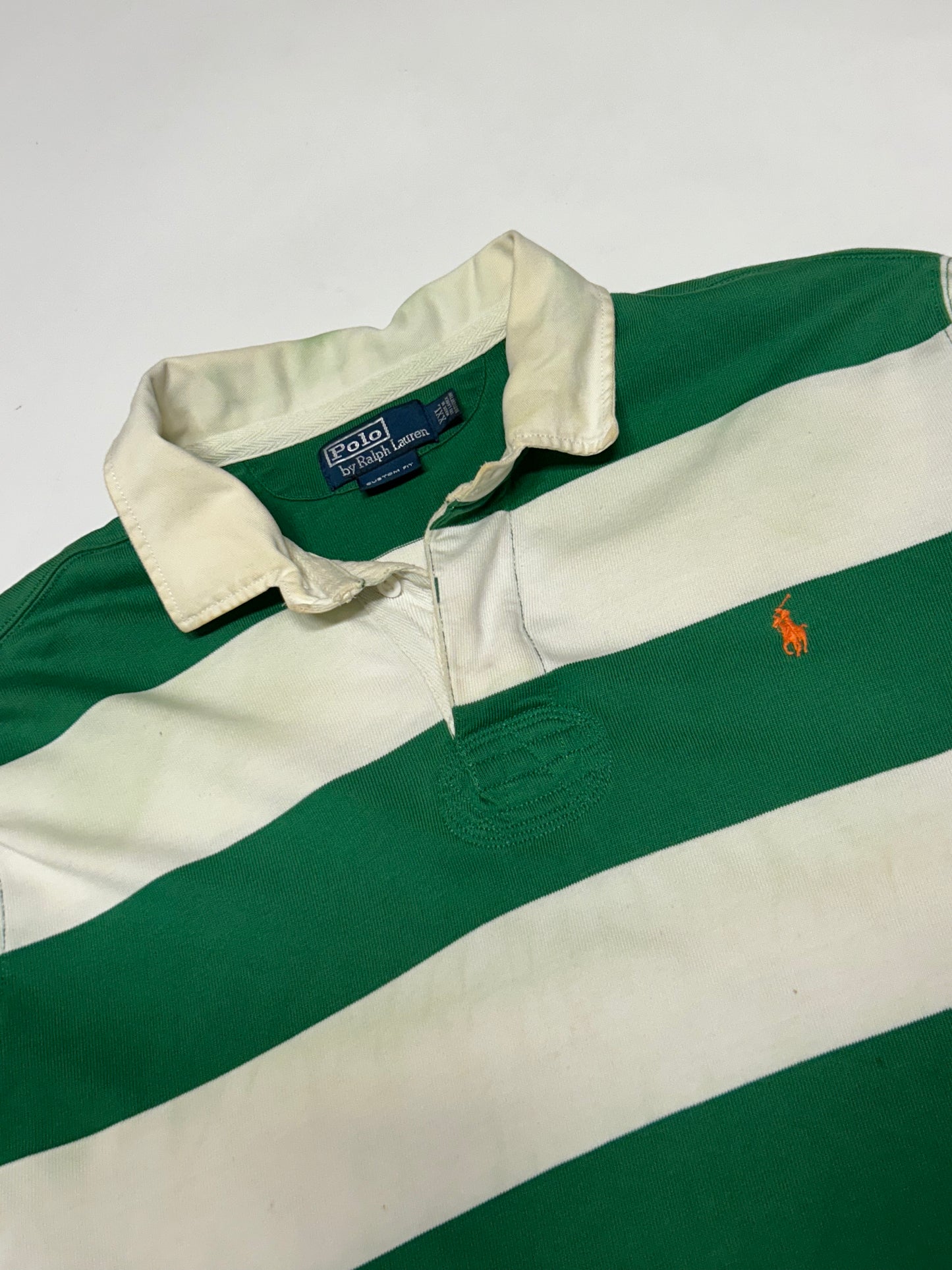 Vintage Ralph Lauren striped rugby polo (XXL)