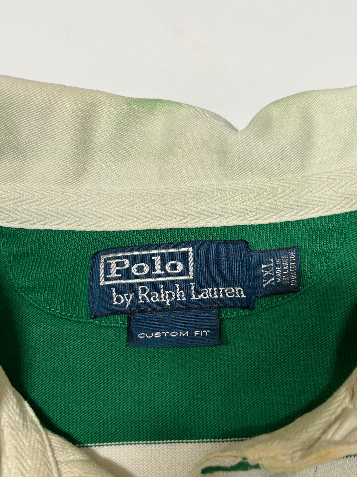 Vintage Ralph Lauren striped rugby polo (XXL)