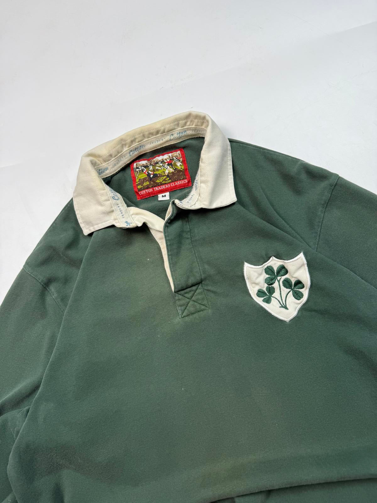 Vintage 90s Ireland cotton traders rugby shirt (M)