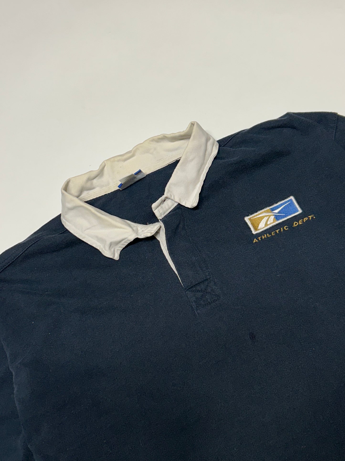 Vintage Reebok athletic dept rugby polo (L)