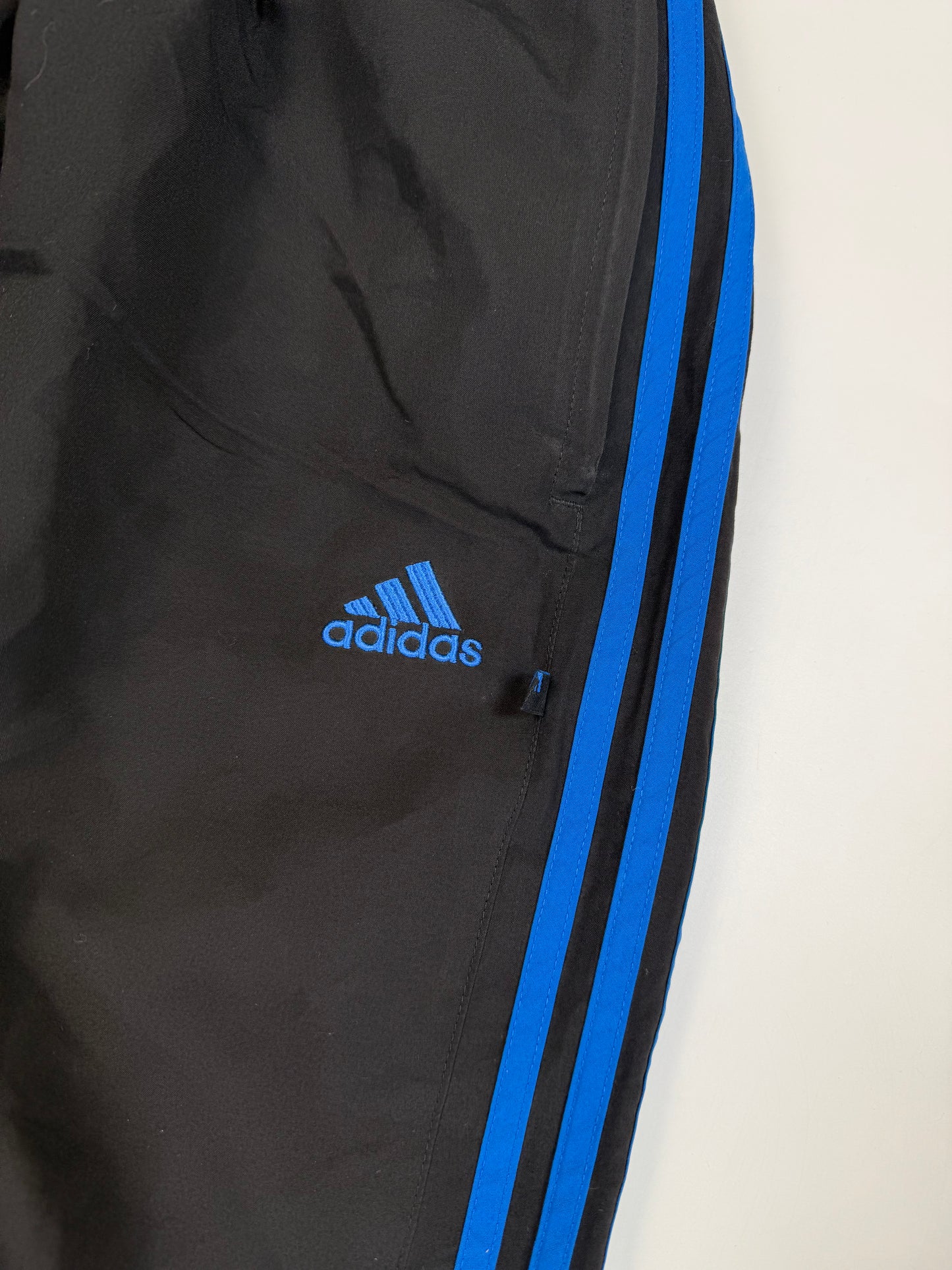 Vintage Adidas side stripe baggy track pants (L)