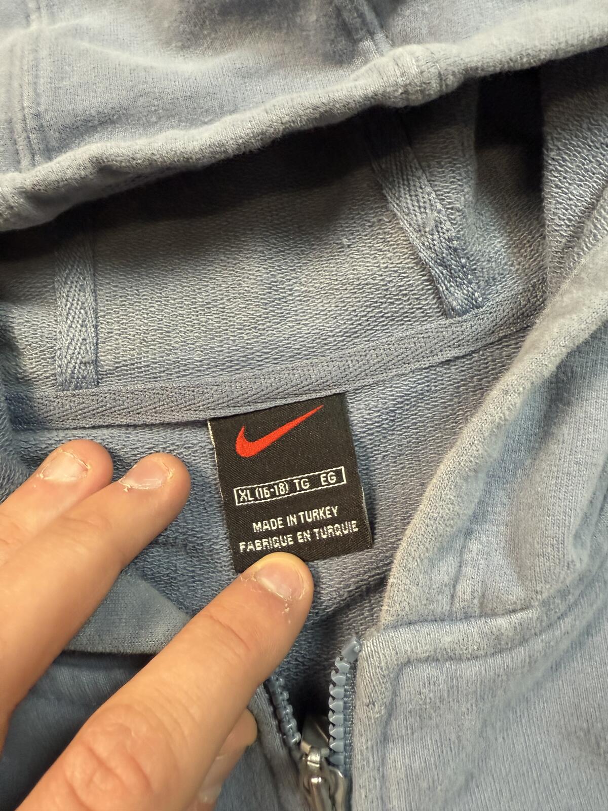 Vintage 90s Nike full zip hoodie (M)
