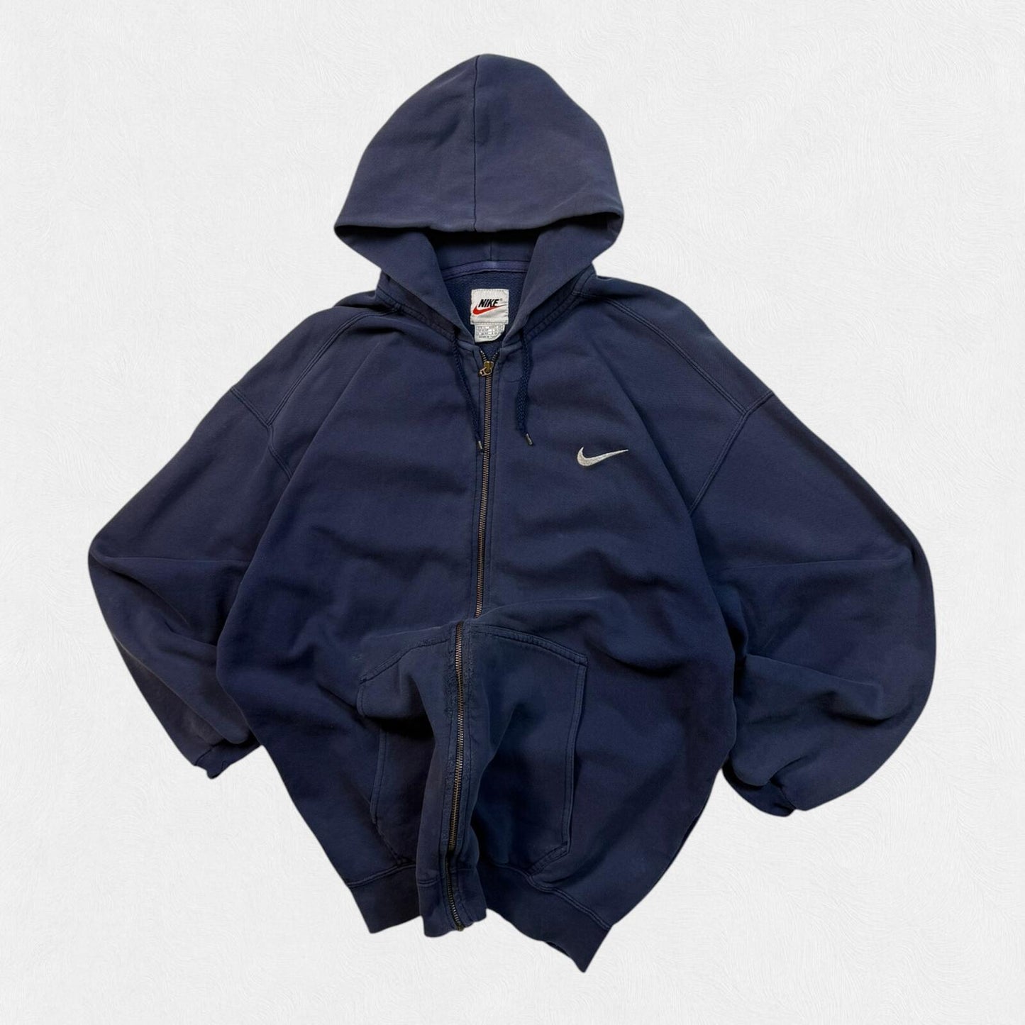 Vintage 90s Nike full zip hoodie (XL)